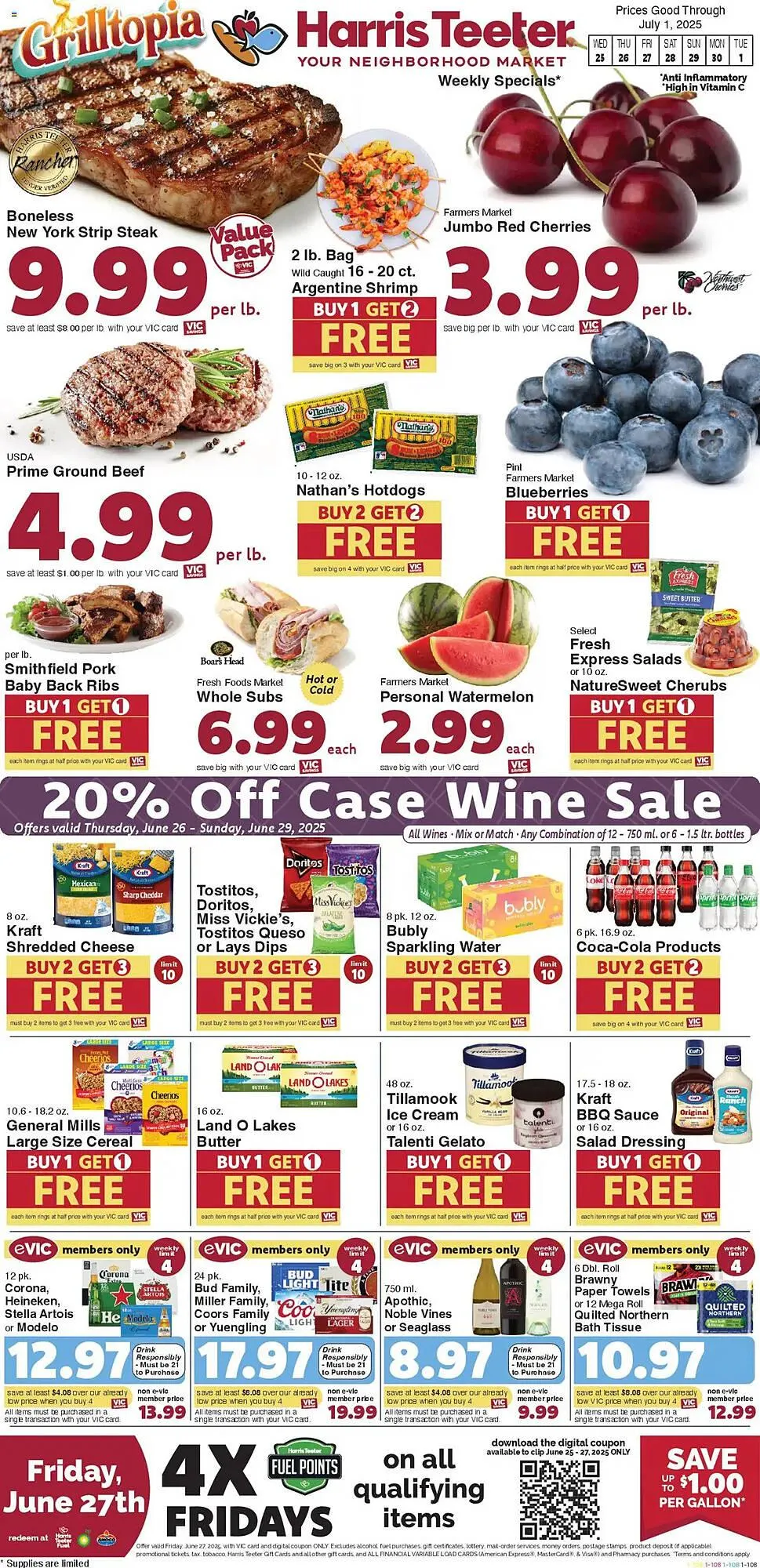 Weekly ad Harris Teeter Weekly Ad from June 25 to July 1 2025 - Page 1