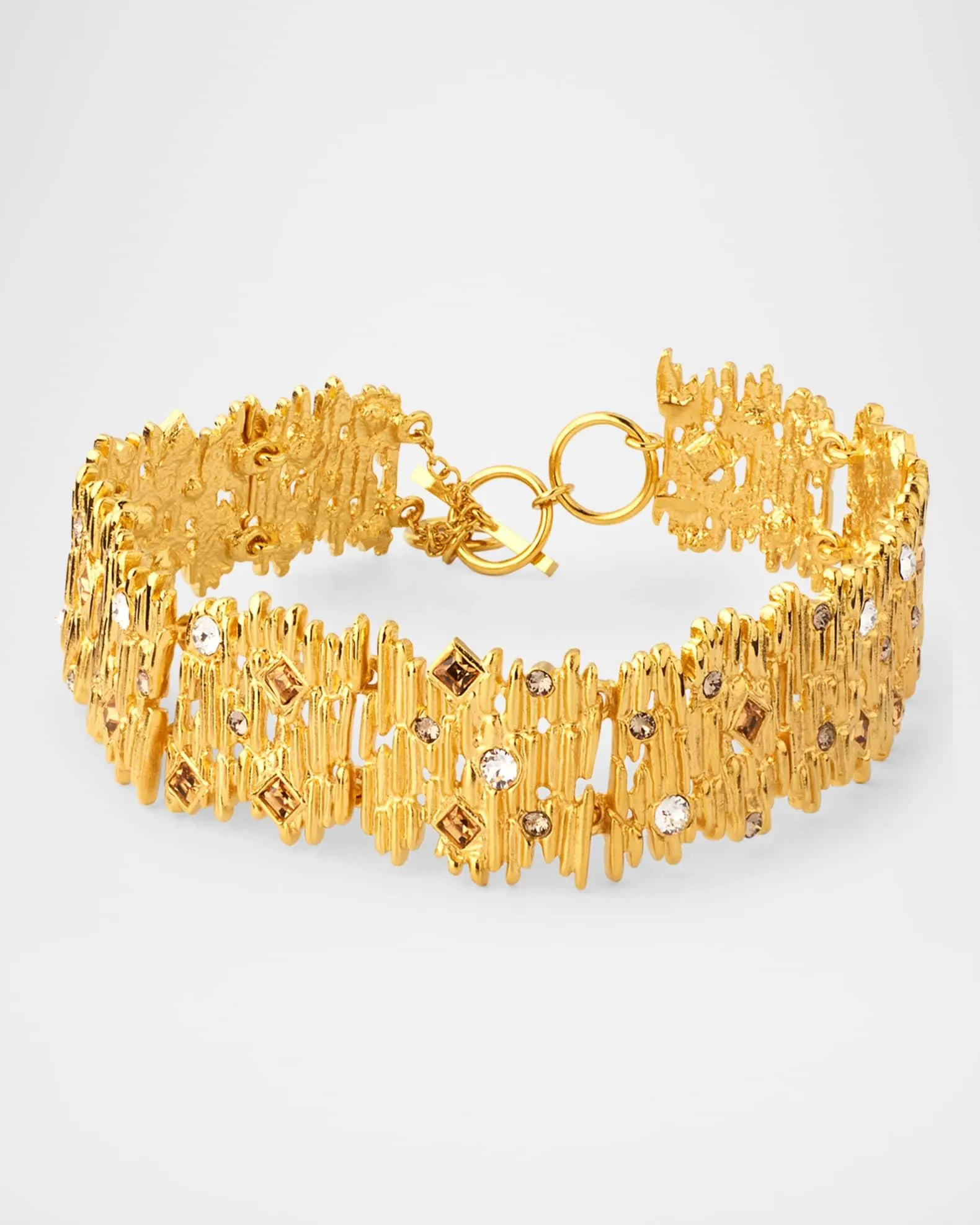 Scramble Fine Line Textured Choker