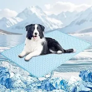 Upgraded Dog Cooling Mat Breathable Self Cool Pad Non-Slip Washable Cooling Mat for Dogs Cats Indoor Outdoor Pets