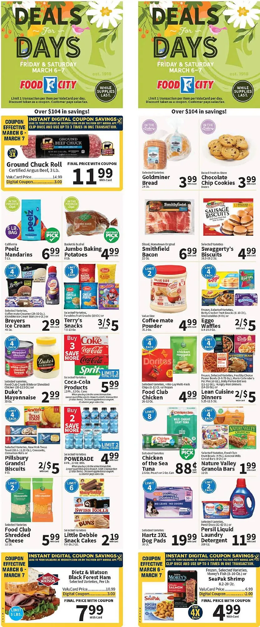 Weekly ad Food City weekly ad from March 4 to March 11 2026 - Page 1