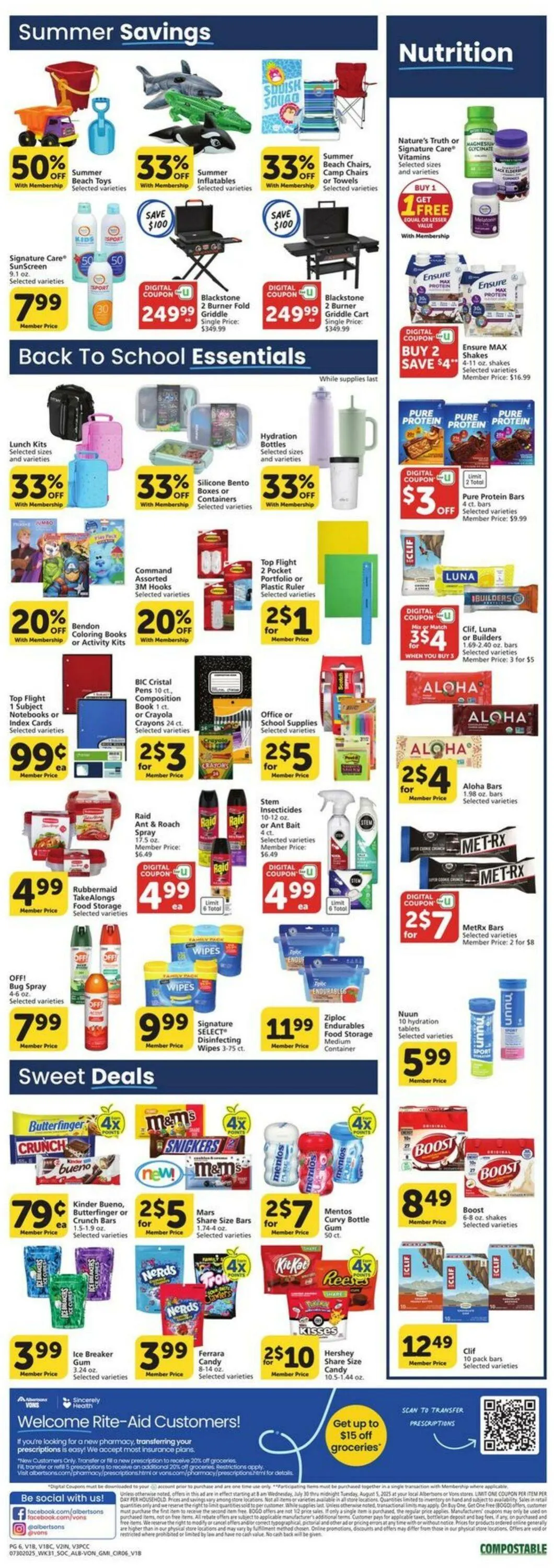 Catálogo de Vons Current weekly ad 30 de julio al 5 de agosto 2025 - Página 5
