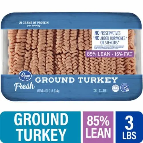 Kroger® 85/15 Fresh Ground Turkey Tray 3 LB
