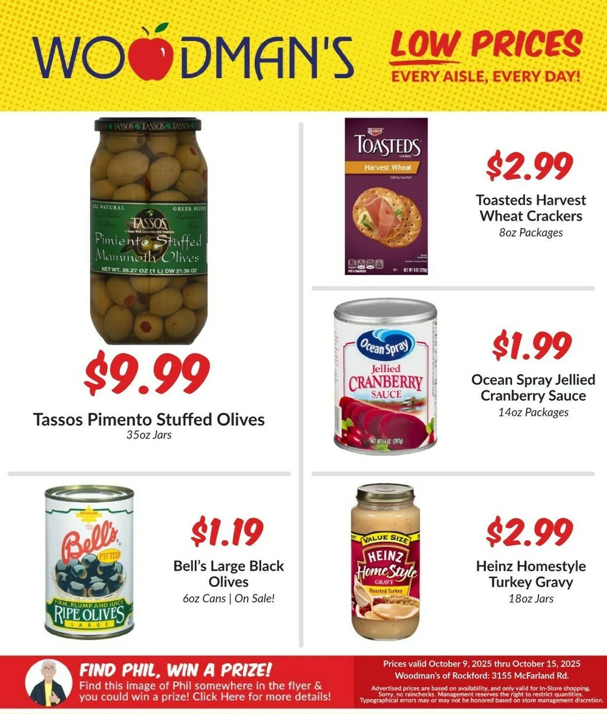 Weekly ad Woodman's Market - ROCKFORD, IL from October 9 to October 15 2025 - Page 1
