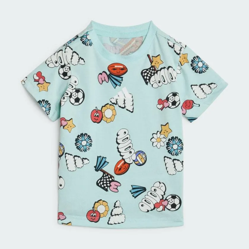 Seasonal Essentials Fun Allover Print Set Kids
