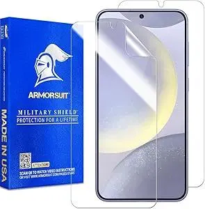 ArmorSuit 2 Pack for Samsung Galaxy S25 Plus / S24 Plus Screen Protector (6.7") Case Friendly MilitaryShield HD Clear Film - Made in USA