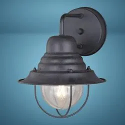 Patriot Lighting® Chatham II Weathered Patina LED Outdoor Wall Light