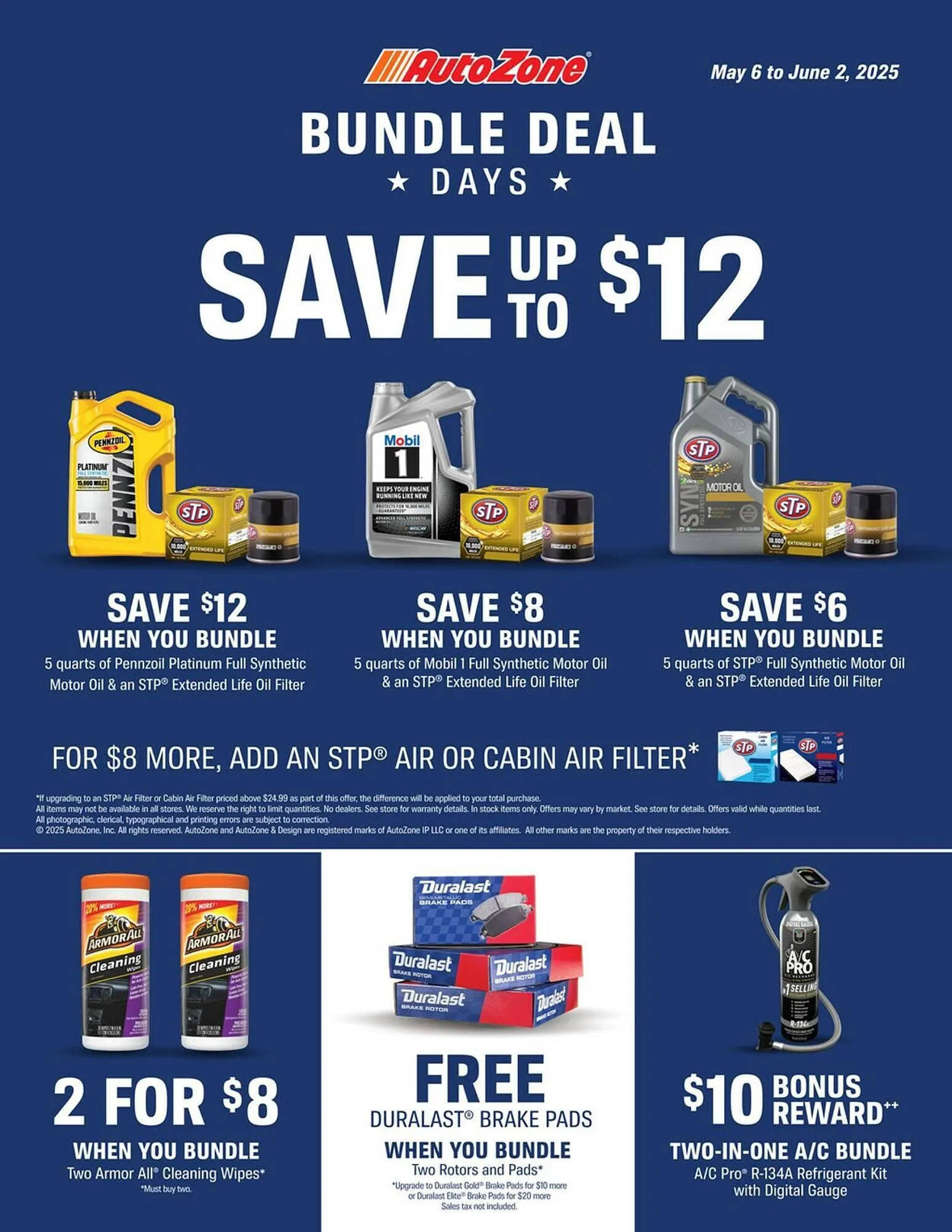 Weekly ad AutoZone Weekly Ad from May 6 to June 3 2025 - Page 1