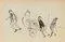 Mino Maccari, Souvenir de Paris, Artwork on Paper, 1950s