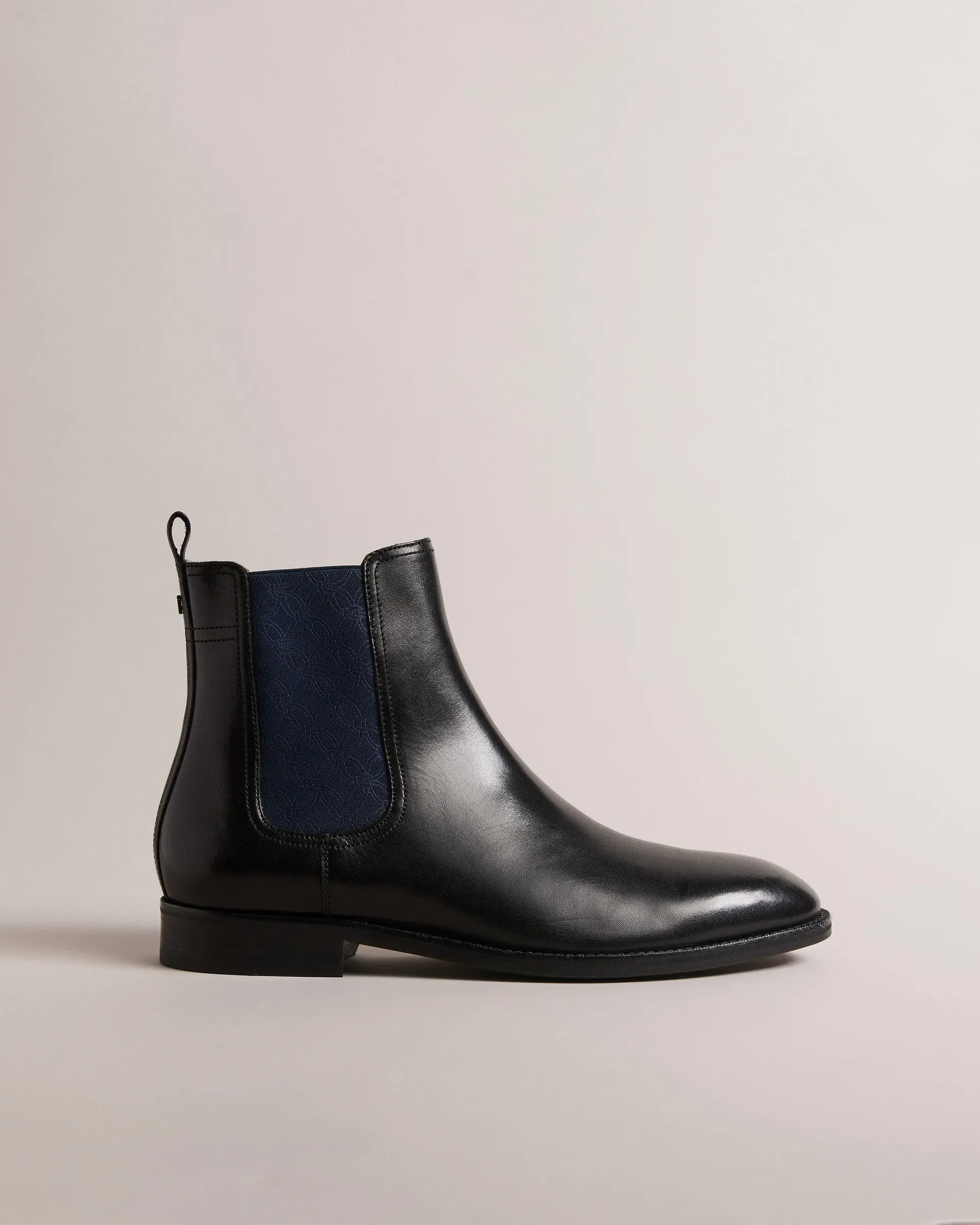 Patterned Elastic Chelsea Boot
