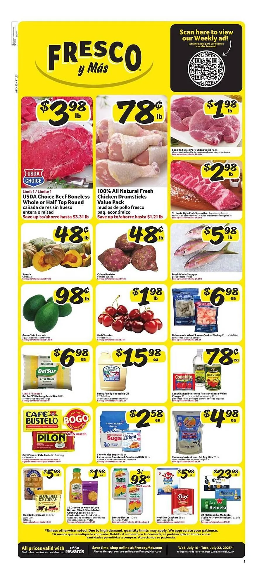 Fresco y Más Weekly Ad - 1