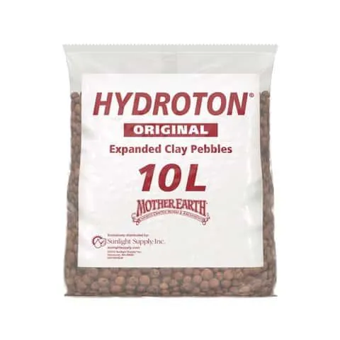 Mother Earth Hydroton Brown Clay Pebbles 10 L