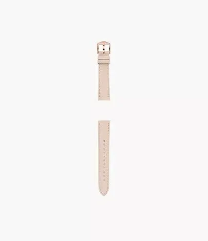 18mm Light Beige LiteHide™ Leather Strap