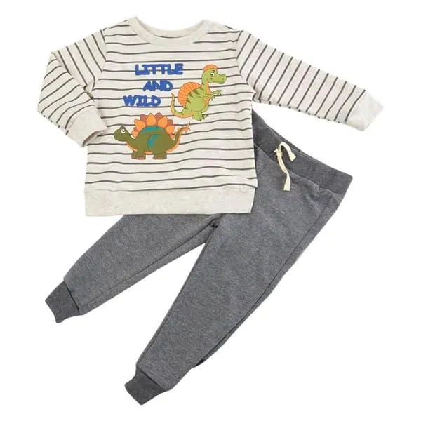 Toddler Boy Little Rebels® 2pc. Little and Wild Joggers Set