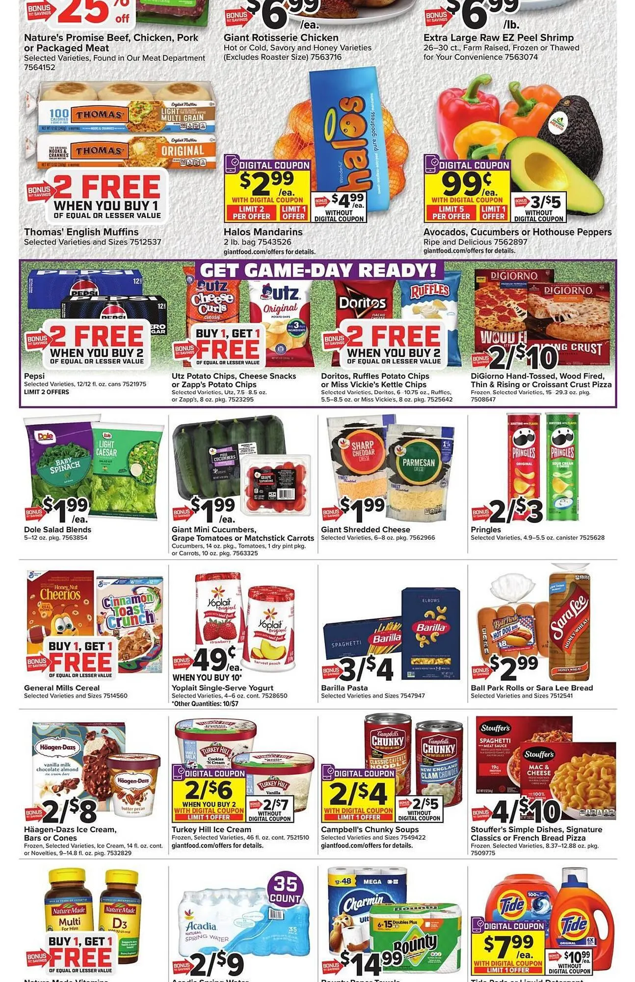 Giant Food weekly ad - 1