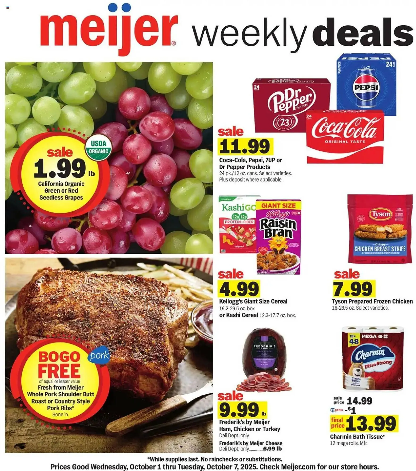Weekly ad Meijer weekly ad from October 1 to October 7 2025 - Page 1