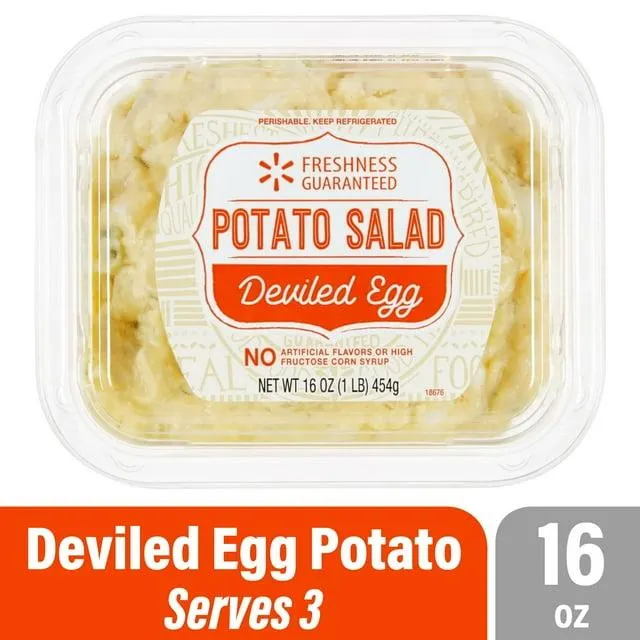 Freshness Guaranteed Premium Ready-to-Serve Deviled Egg Potato Salad Small Tub, 16 oz (Refrigerated)