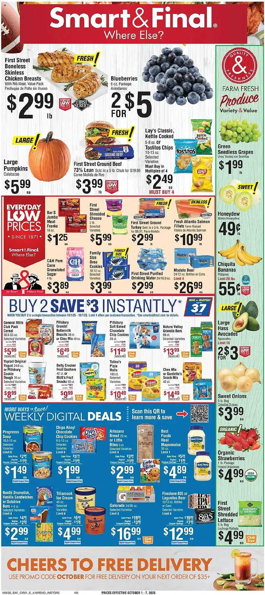 Weekly ad Smart & Final weekly ad from October 1 to October 7 2025 - Page 1