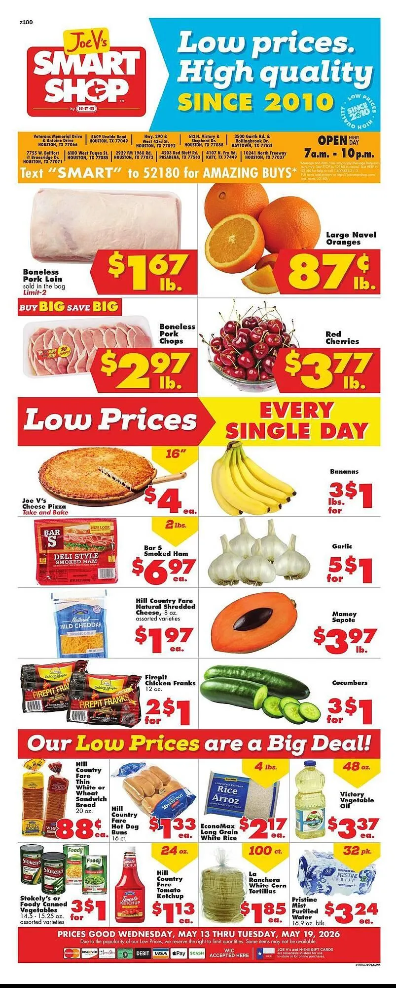 Weekly ad Joe V's Smart Shop weekly ad from May 13 to May 19 2026 - Page 1