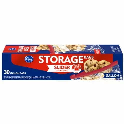 Kroger® Slider Storage Gallon Bags
