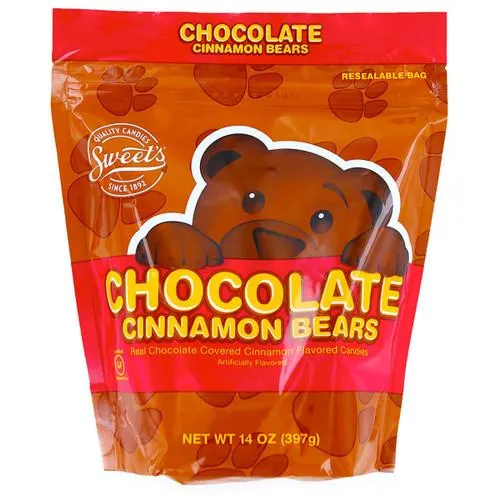 Sweet Candy Company Chocolate Covered Cinnamon Bears- 14oz