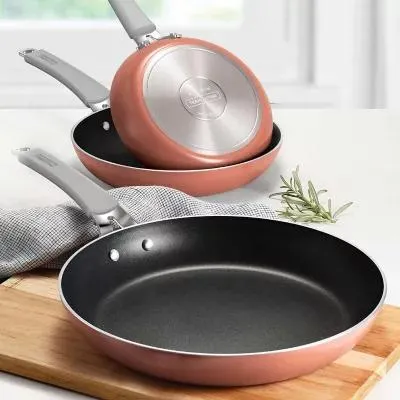 Tramontina 3-Pack Fry Pans with Nonstick Interior, Assorted Colors