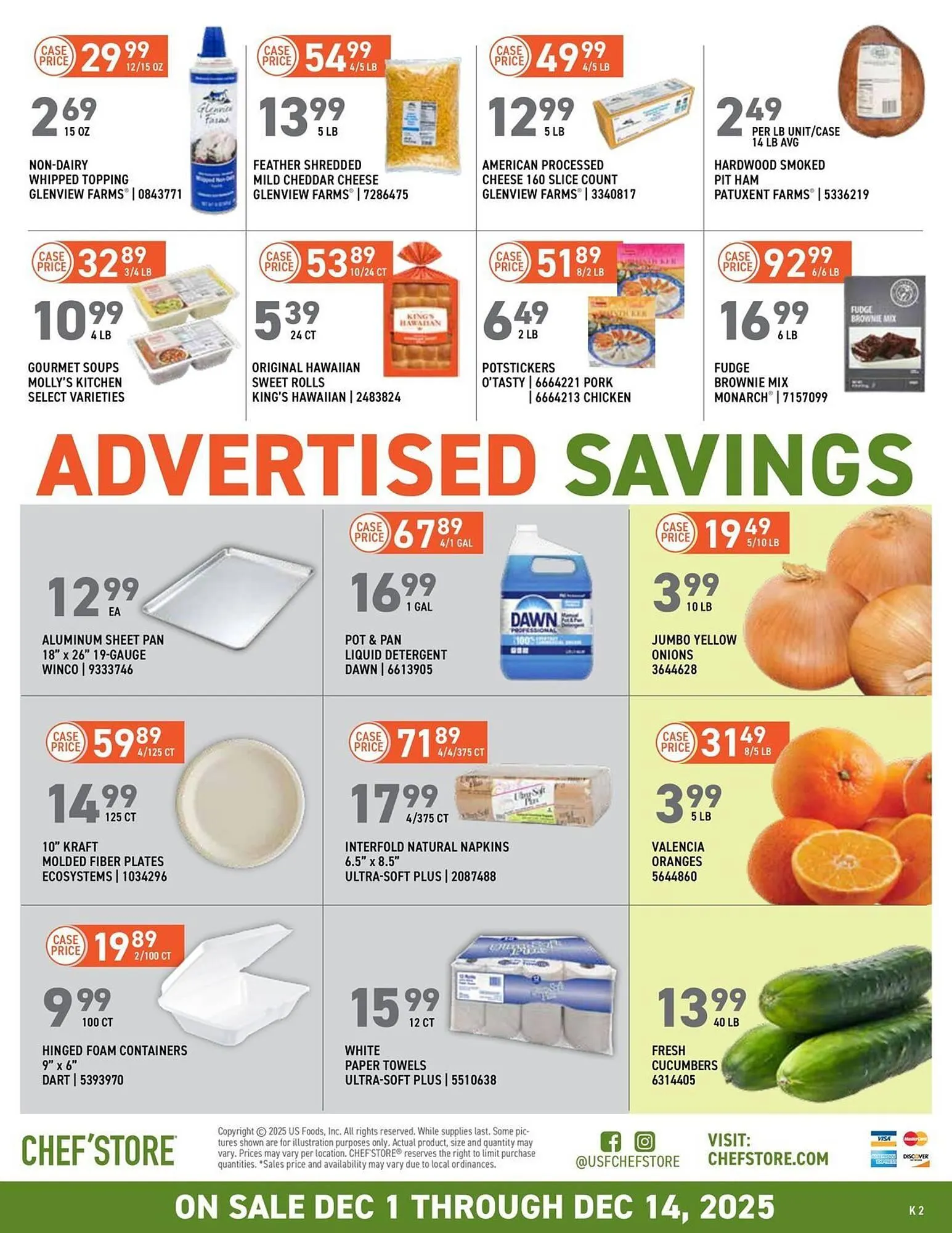 Weekly ad US Foods Chef's Store weekly ad from December 1 to December 14 2025 - Page 2