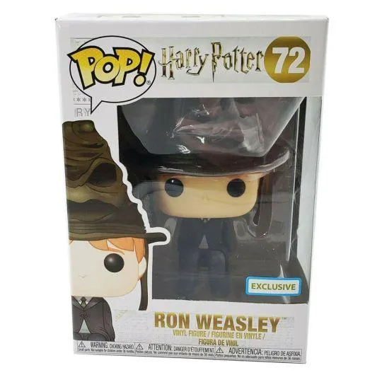 Funko POP! Harry Potter Vinyl Figure - RON WEASLEY (Sorting Hat) #72 *Exclusive*