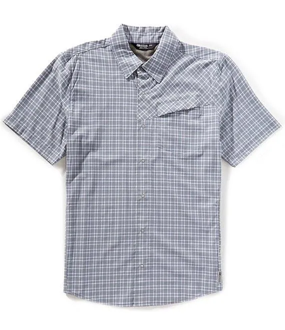 Astroman Short Sleeve Plaid Woven Shirt