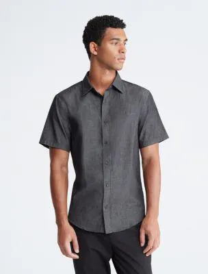 Chambray Classic Button-Down Shirt
