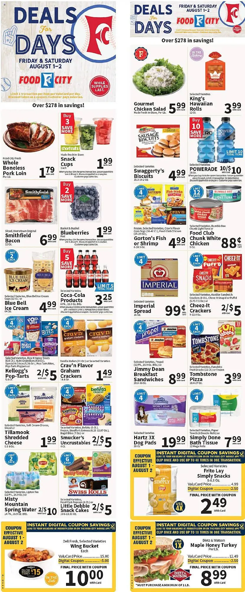 Weekly ad Food City Weekly Ad from July 30 to August 6 2025 - Page 1