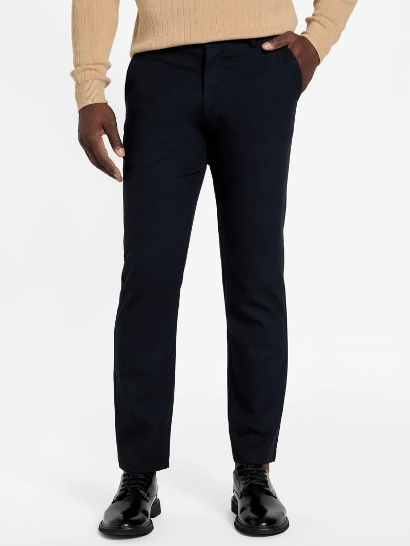 Myron Wool-Blend Dressy Pants