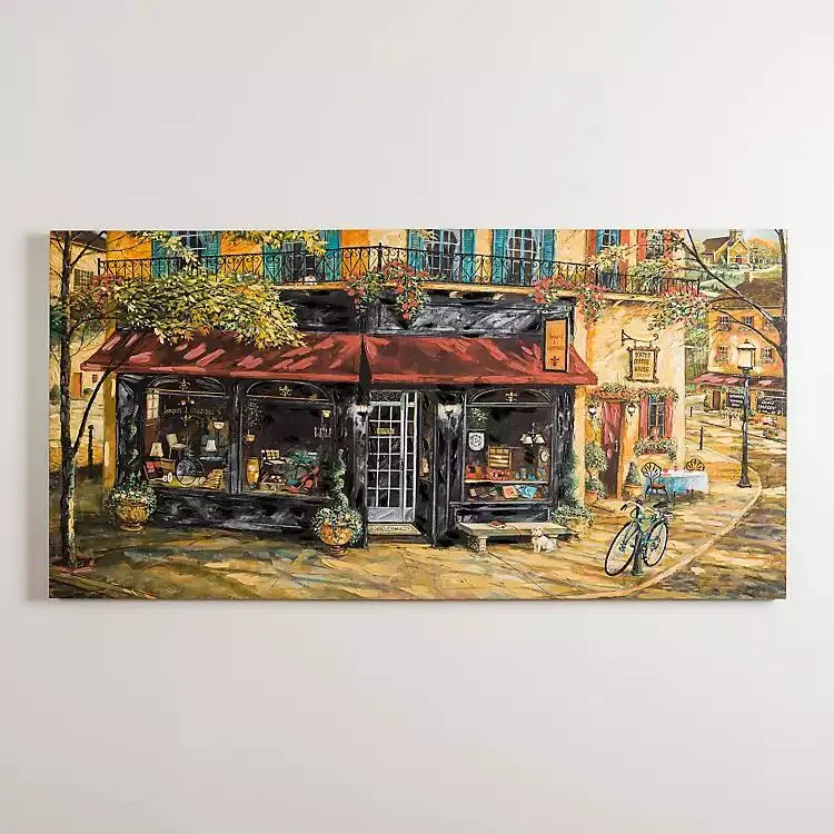 The French Café Canvas Art Print