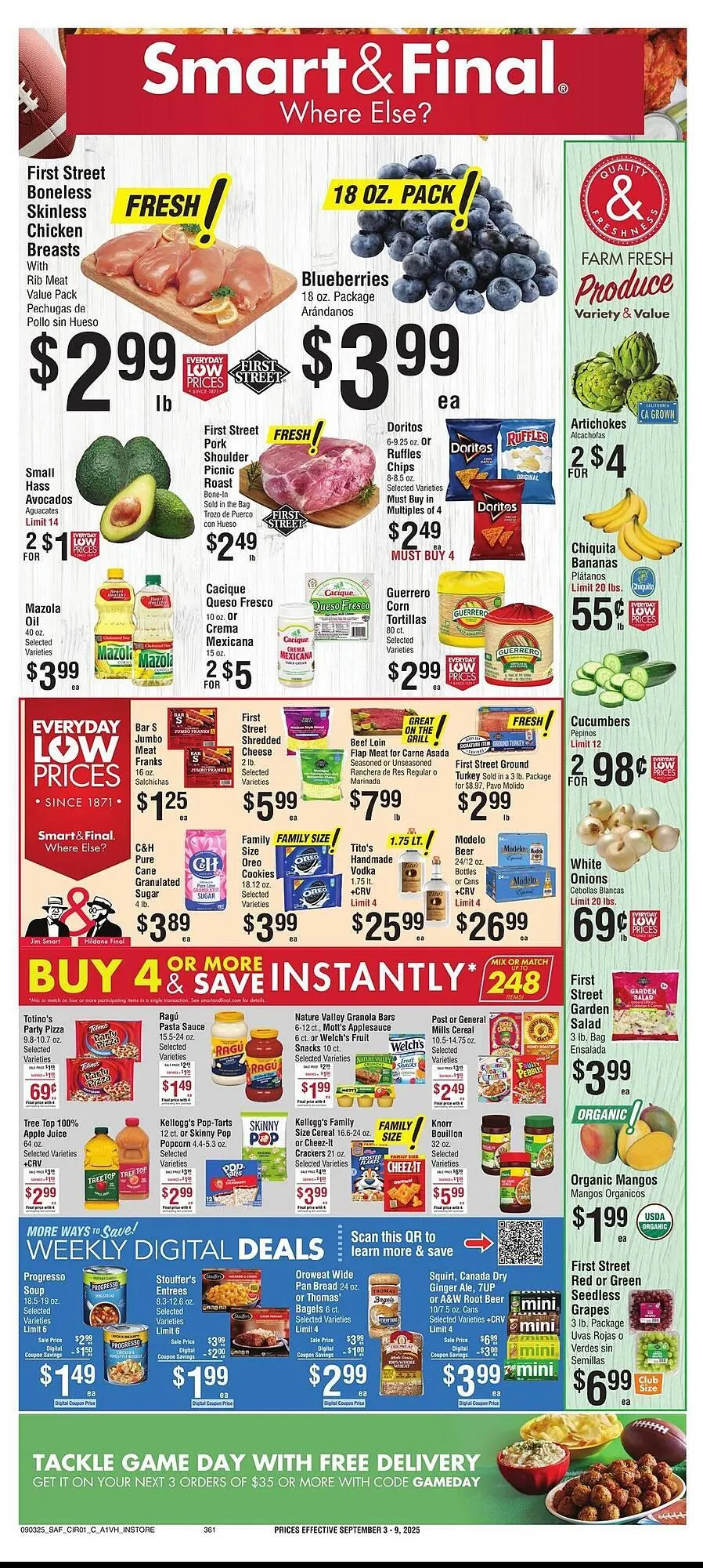 Weekly ad Smart & Final weekly ad from September 3 to September 9 2025 - Page 1