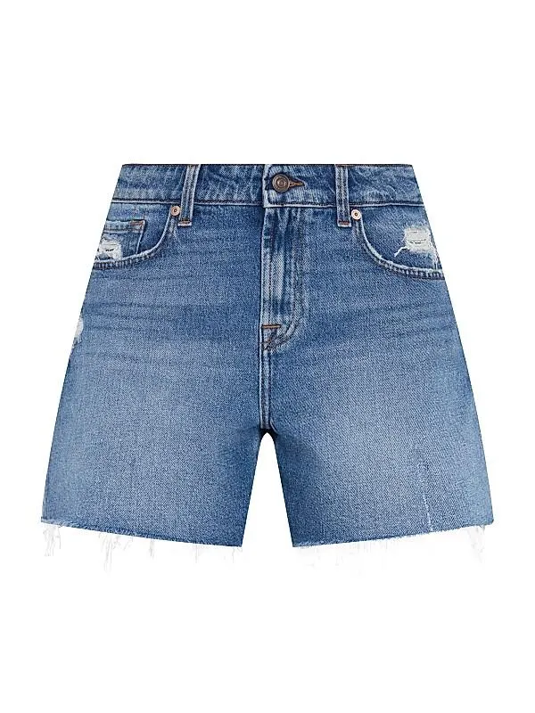 Monroe Distressed Jean Shorts