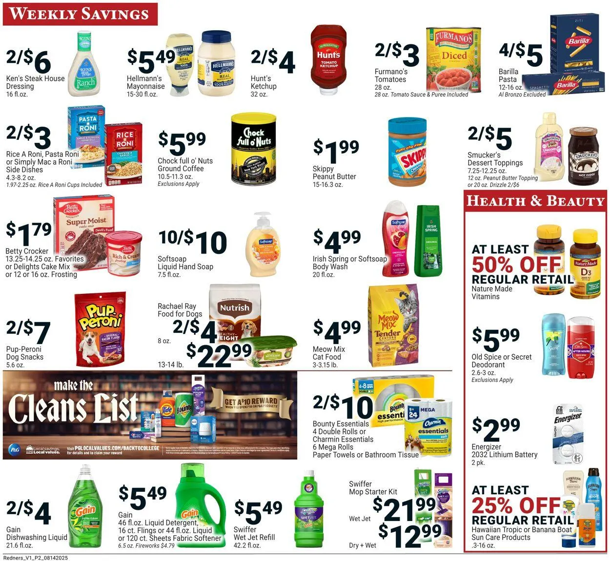 Weekly ad Redner’s Warehouse Market Current weekly ad from August 14 to August 20 2025 - Page 2