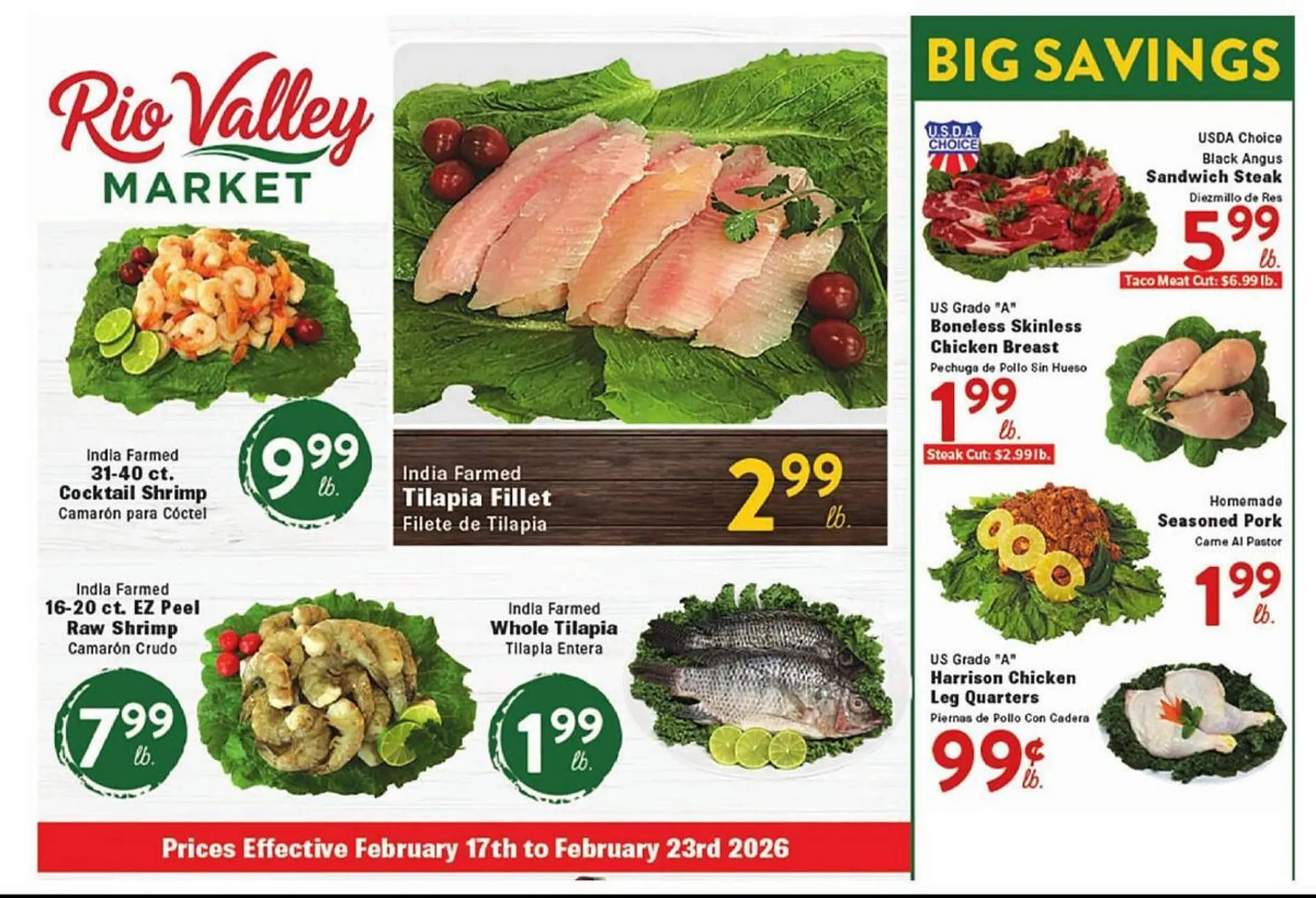 Weekly ad Rio Valley Market weekly ad from February 17 to February 23 2026 - Page 1