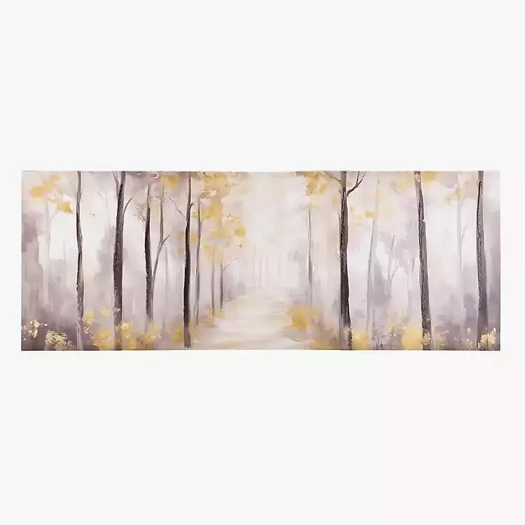Misty Forest Canvas Art Print