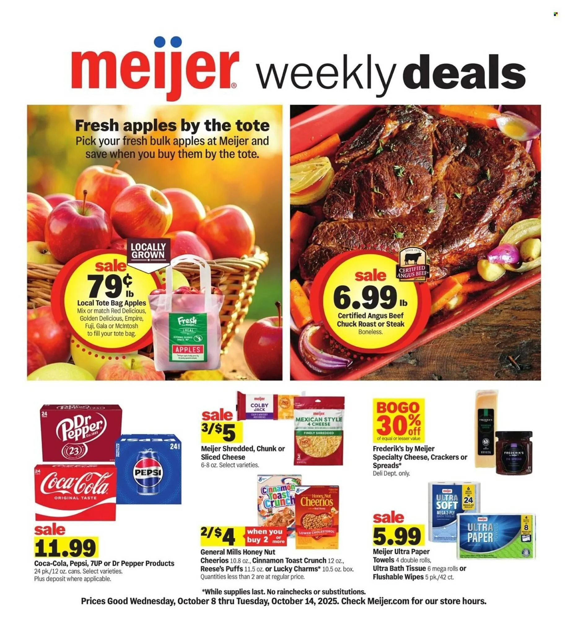 Weekly ad Meijer weekly ad from October 8 to October 14 2025 - Page 1