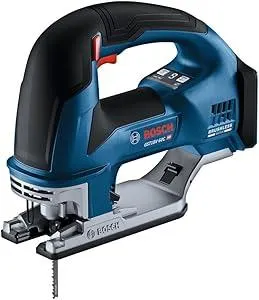 BOSCH GST18V-60CN 18V Brushless Connected Top-Handle Jig Saw, 3,800 SPM, LED Light, Tool-free Blade Change (Bare Tool)