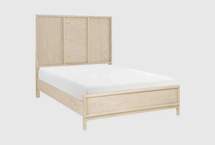 Slenne Natural Queen Panel Bed