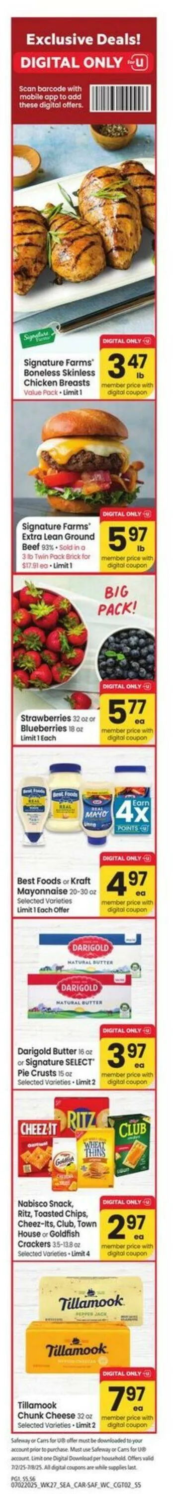 Weekly ad Carrs from July 2 to July 8 2025 - Page 2