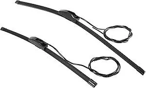 X AUTOHAUX Front Windshield Wiper Blades for Jaguar S-Type 2001-2008 - 24 Inch + 19 Inch