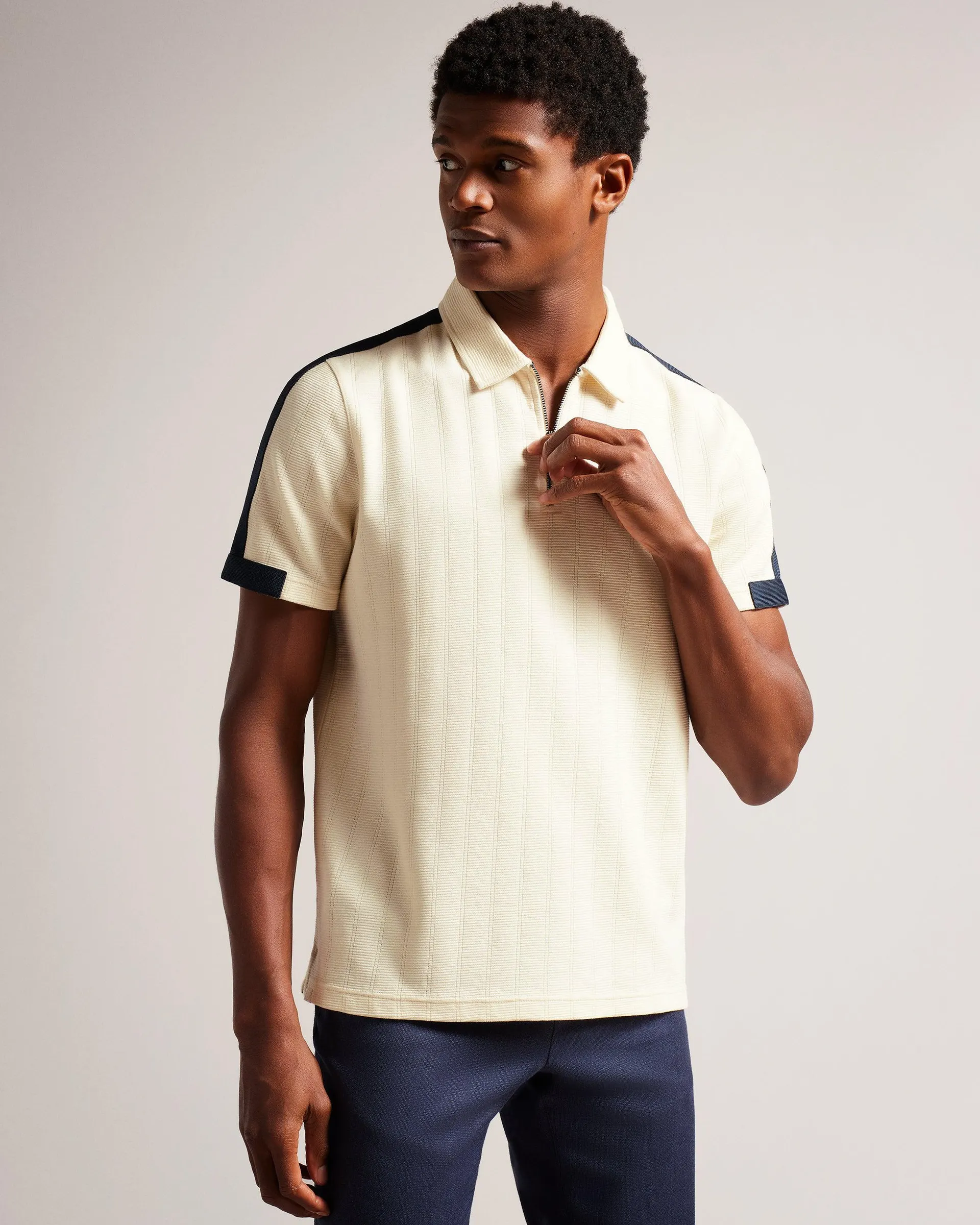 SS Regular Polo with Zip
