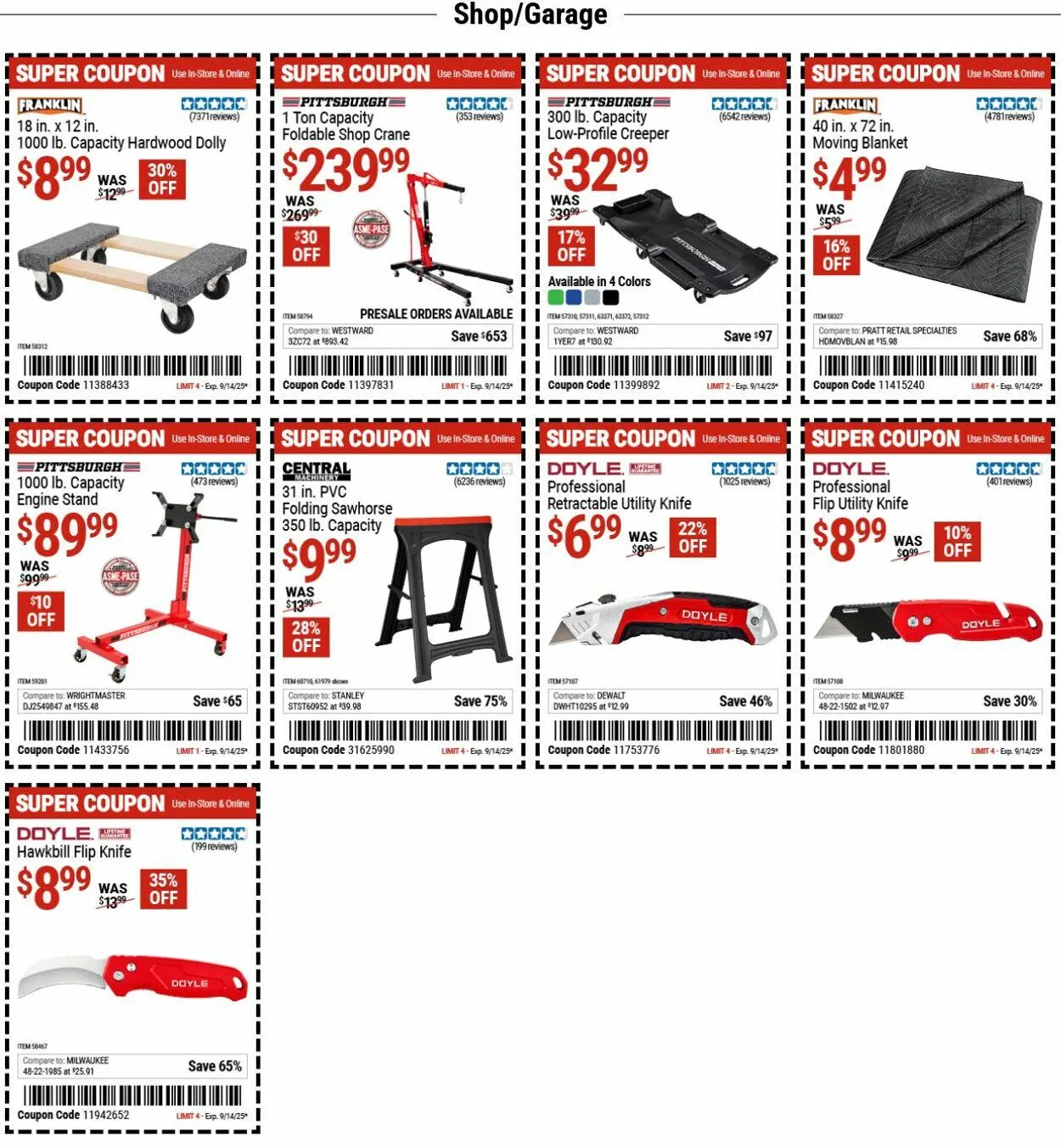 Weekly ad Harbor Freight from September 8 to September 17 2025 - Page 8