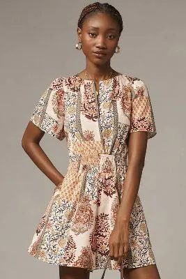 The Somerset Romper: Printed Poplin Edition