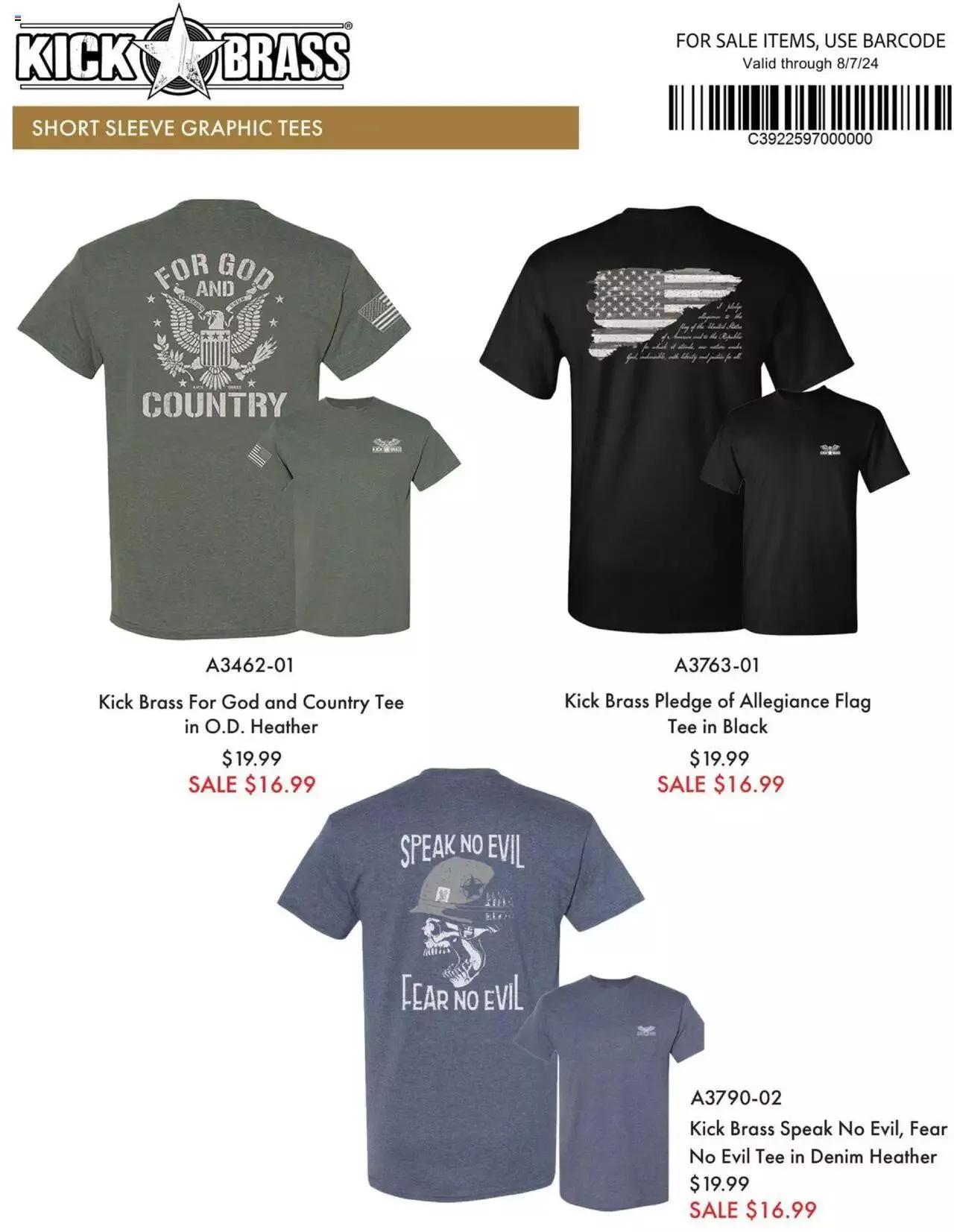 Weekly ad Dunham's Sports - Outdoor Patriotic Apparel Guide from May 23 to August 7 2024 - Page 7