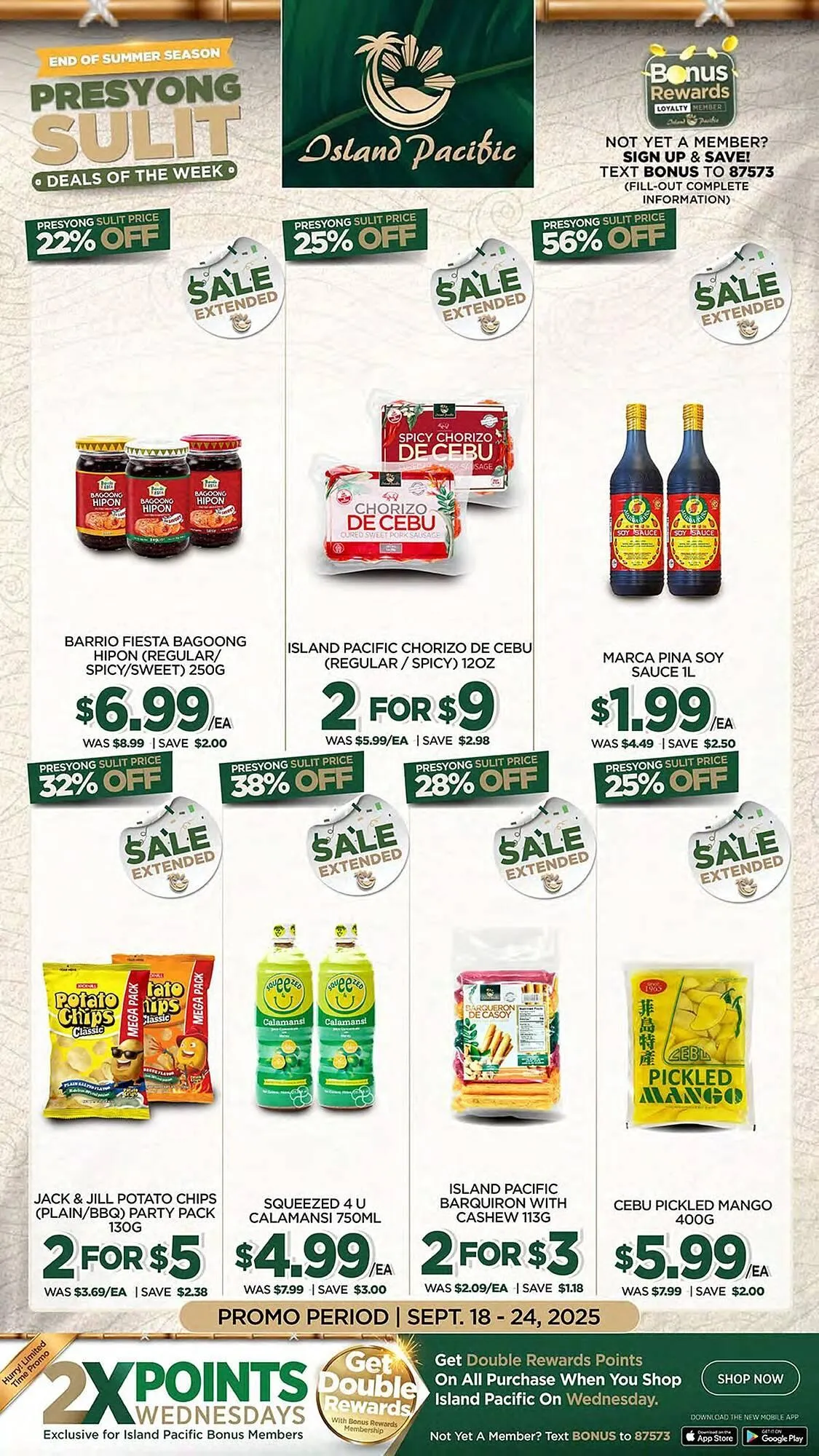 Weekly promotion Island Pacific Market weekly ad spanning from September 18 to September 24 2025 - Page 8 for Catalogue 365