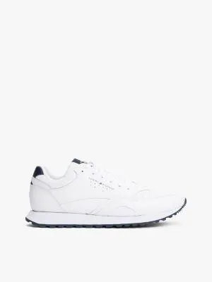 Leather-Mix Runner Sneaker