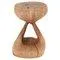 Sculptural Side Table in Walnut by Logniture