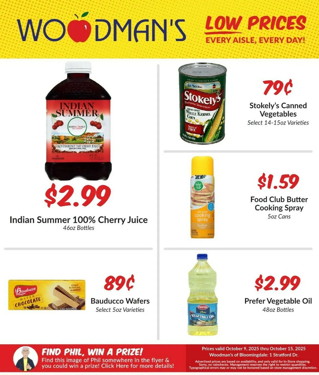 Weekly ad Woodman's Market - BLOOMINGDALE, IL from October 9 to October 15 2025 - Page 1